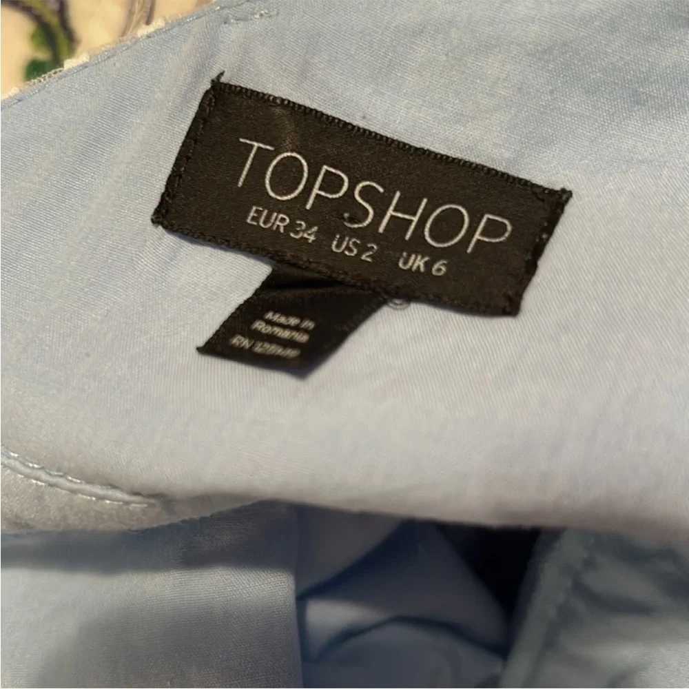 Top Shop blue and white dress - Picture 3 of 7